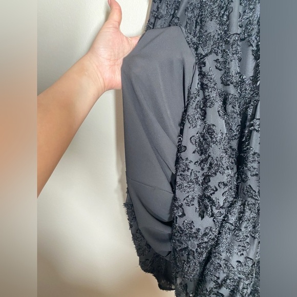 Zara Textured Shift Lace Look Mini Dress - Picture 12 of 13